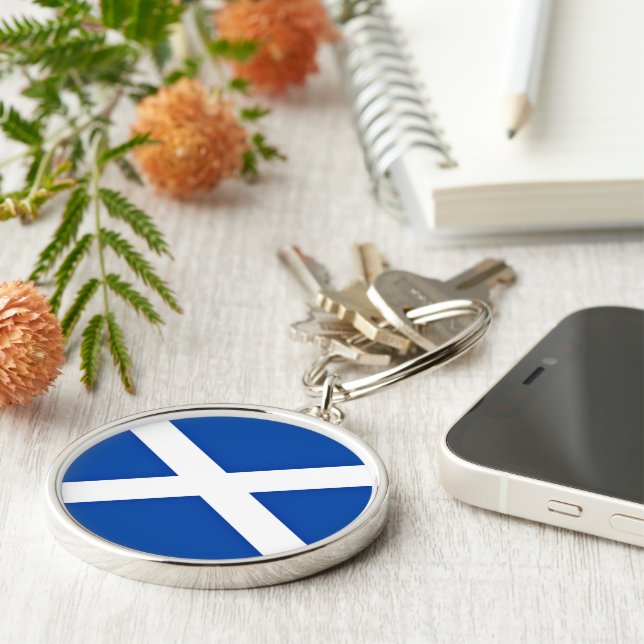 Flag of Scotland Keychain (Side)