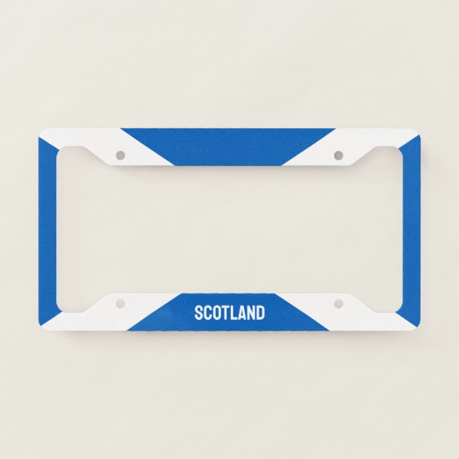 Flag of Scotland License Plate Frame (Front)