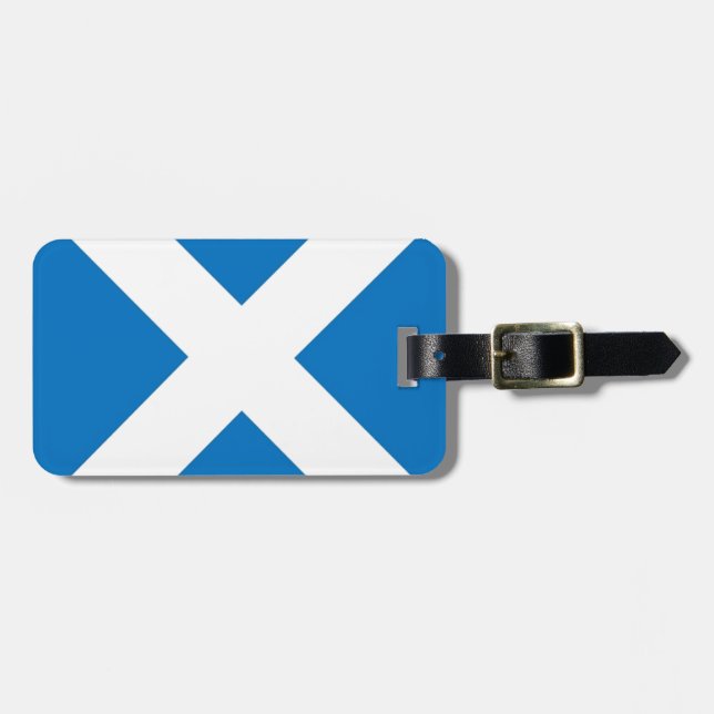 Flag of Scotland Luggage Tag (Front Horizontal)