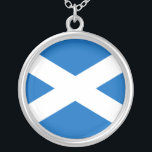 Flag of Scotland Necklace<br><div class="desc">Flag of Scotland Necklace</div>