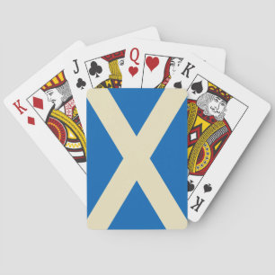 Flag of Scotland Poker Cards
