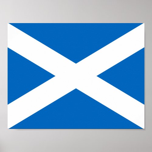 Flag of Scotland Poster