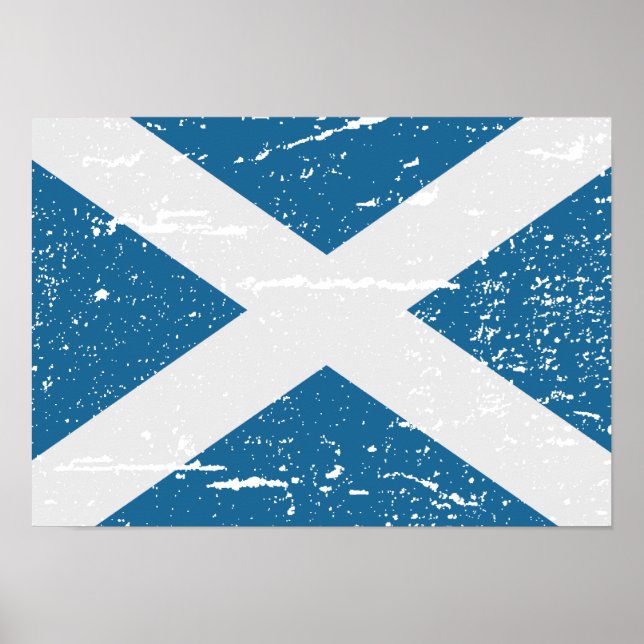 FLAG OF SCOTLAND POSTER (Front)