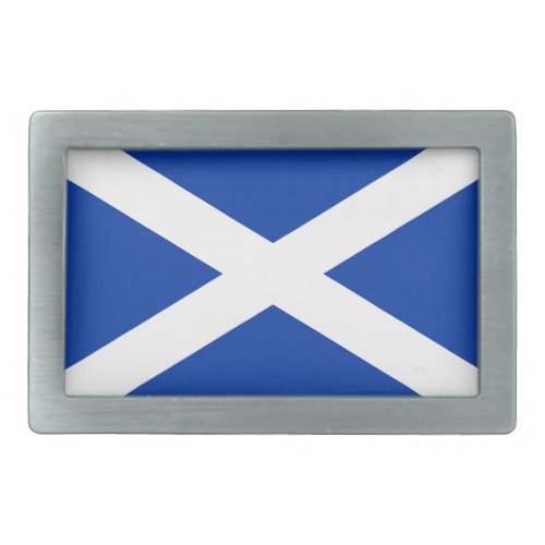 Flag of Scotland Saltire _ High Quality Image Belt Buckle