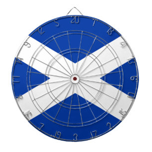 Flag of Scotland Saltire - High Quality Image Dart Board