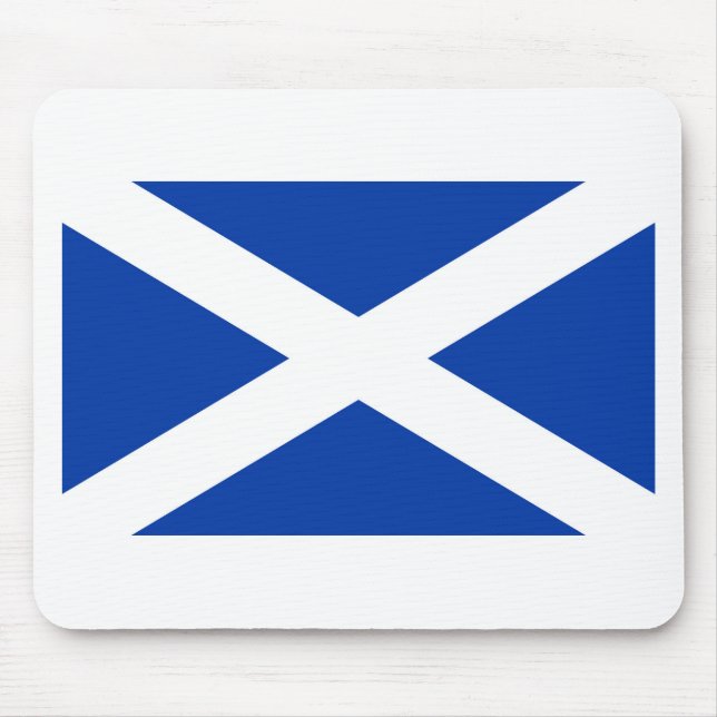 Flag of Scotland Saltire - High Quality Image Mouse Pad (Front)