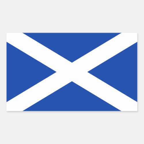 Flag of Scotland Saltire _ High Quality Image Rectangular Sticker