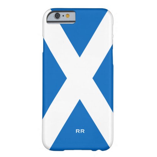 Flag of Scotland Saltire White On Blue St Andrews Barely There iPhone 6 Case