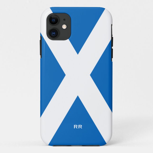 Flag of Scotland Saltire White On Blue St Andrews Case-Mate iPhone Case (Back)