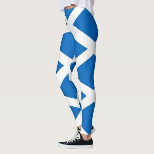 Union Jack Wear St Andrews Flag Leggings - Scotland Leggings S/M Blue :  : Fashion