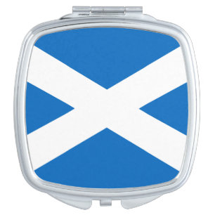 Flag of Scotland Square Compact Mirror