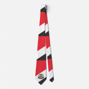 Flag of Sealand, with coat of arms superimposed Neck Tie