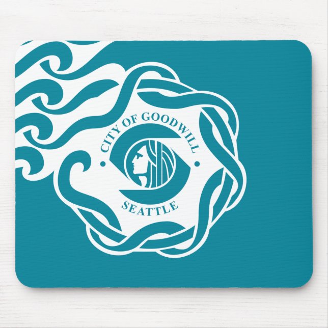 Flag of Seattle (Washington) Mouse Pad (Front)