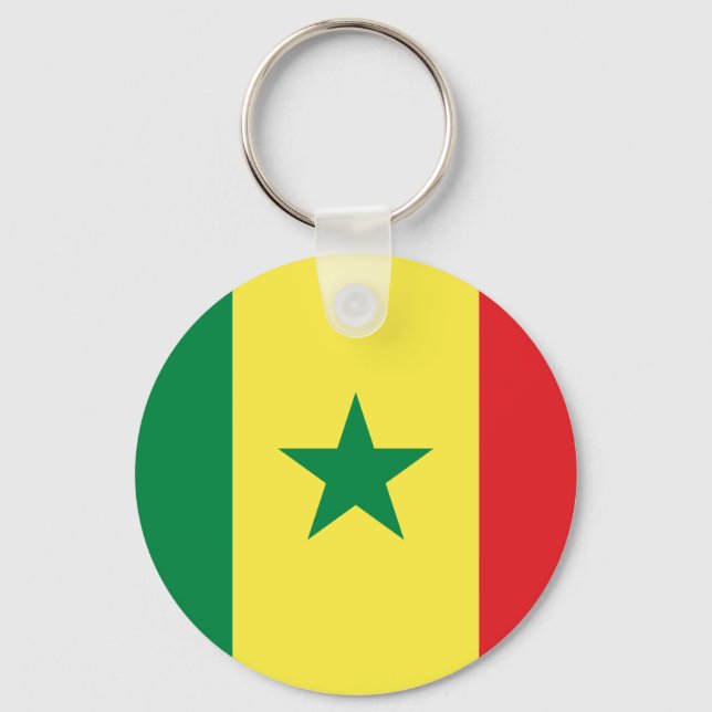 Flag of Senegal Keychain (Front)