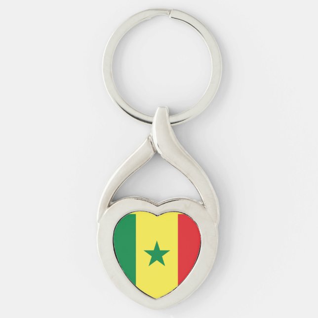 Flag of Senegal Keychain (Front)