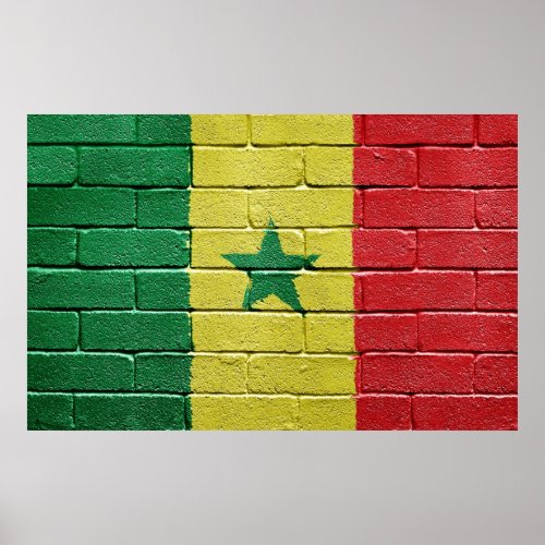 Flag of Senegal Poster