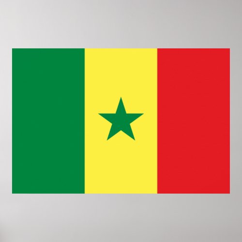 Flag of Senegal Poster