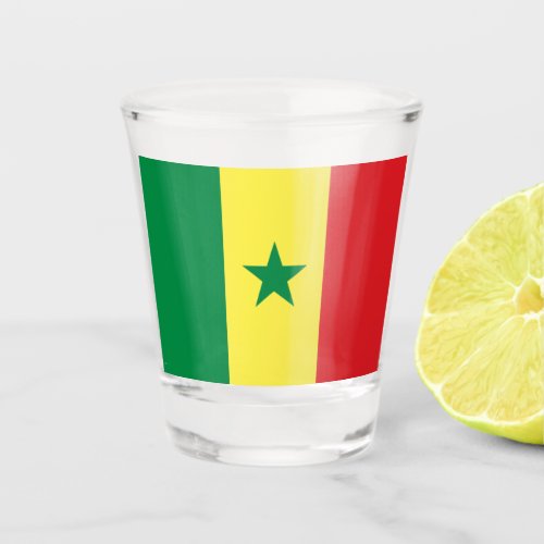 Flag of Senegal Shot Glass