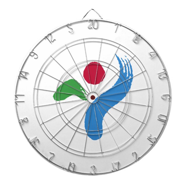 Flag of Seoul (South Korea) Dart Board (Front)