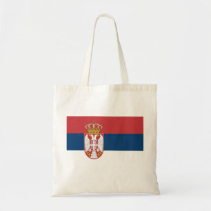 Flag of Serbia Tote Bag