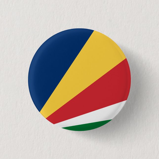 Flag of Seychelles Button (Front)