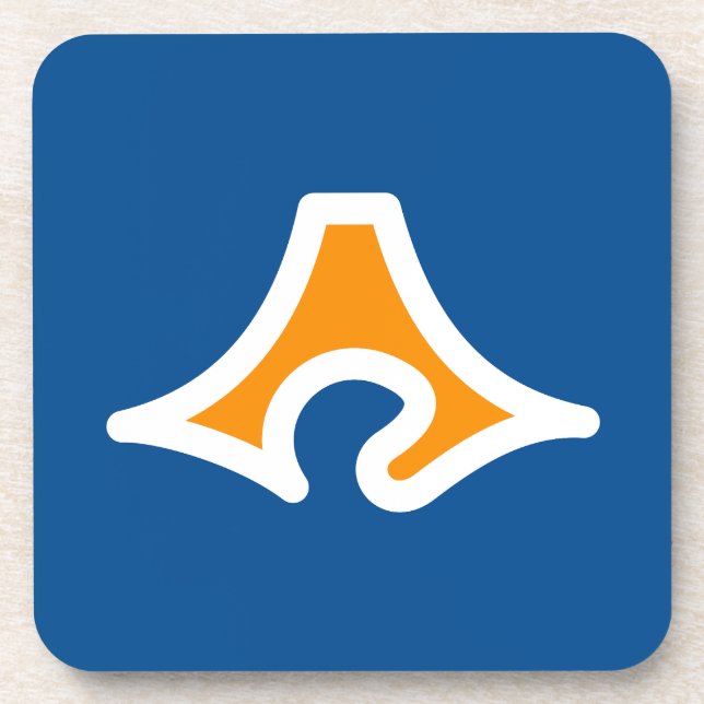 Flag of Shizuoka Prefecture, Japan Beverage Coaster (Front)