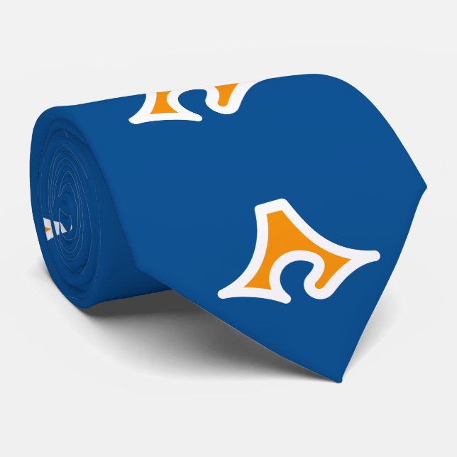  Flag of Shizuoka Prefecture, Japan Neck Tie (Rolled)