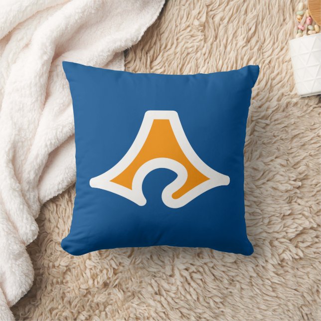 Flag of Shizuoka Prefecture, Japan Throw Pillow (Blanket)