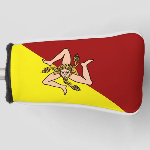 Flag of Sicily Italy  Golf Head Cover