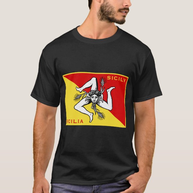 Flag of Sicily T-Shirt (Front)