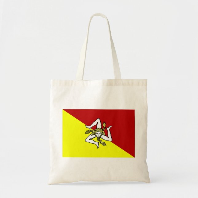 Flag of Sicily Tote Bag (Front)