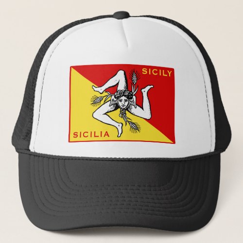 Flag of Sicily Trucker Hat