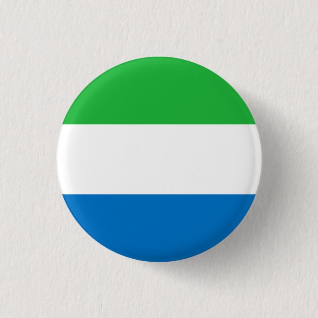 Flag of Sierra Leone Button (Front)