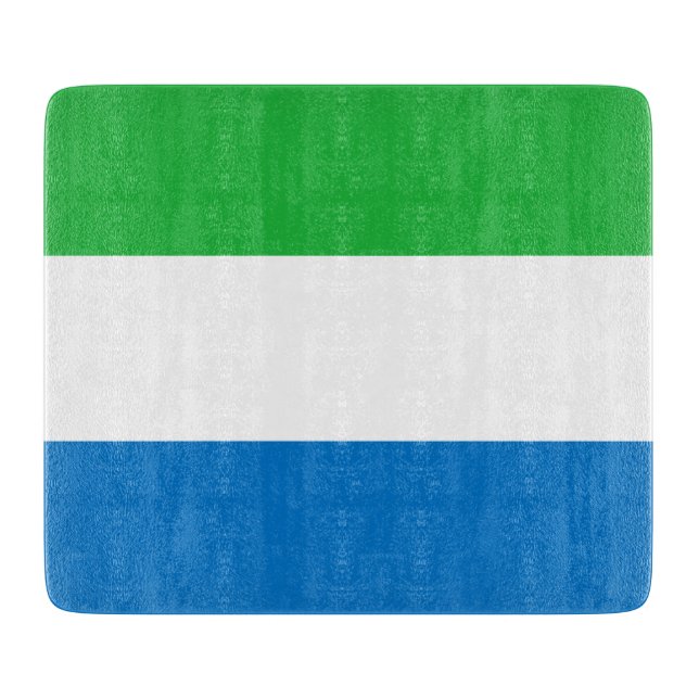 Flag of Sierra Leone Cutting Board (Front)