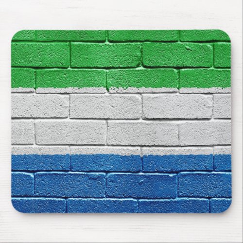 Flag of Sierra Leone Mouse Pad
