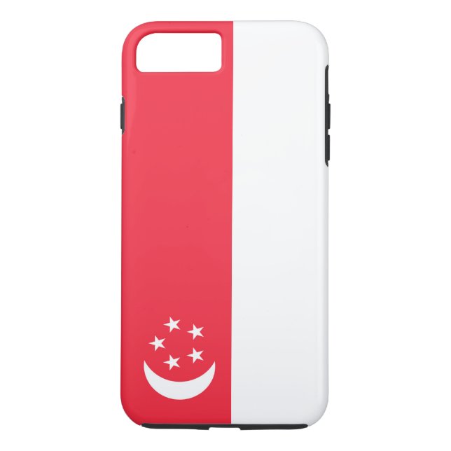 Flag of Singapore Case-Mate iPhone Case (Back)