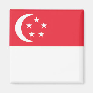 Flag of Singapore Magnet