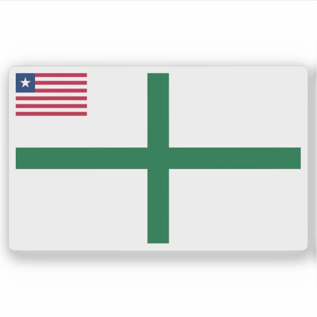 Flag of Sinoe County, Liberia Sticker (Front)
