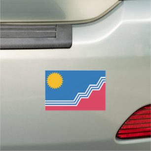 Flag of Sioux Falls, South Dakota Car Magnet