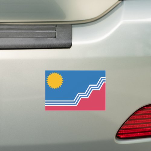 Flag of Sioux Falls South Dakota Car Magnet