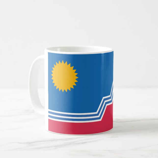 Flag of Sioux Falls, South Dakota Coffee Mug (Front Left)
