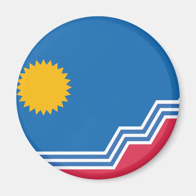 Flag of Sioux Falls, South Dakota Magnet (Front)