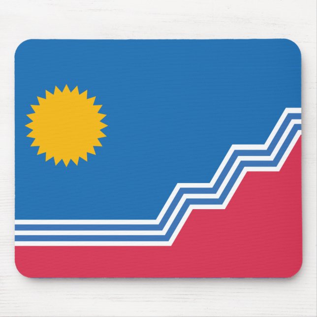 Flag of Sioux Falls, South Dakota Mouse Pad (Front)