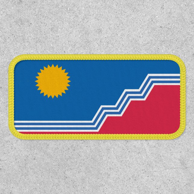 Flag of Sioux Falls, South Dakota Patch (Front)