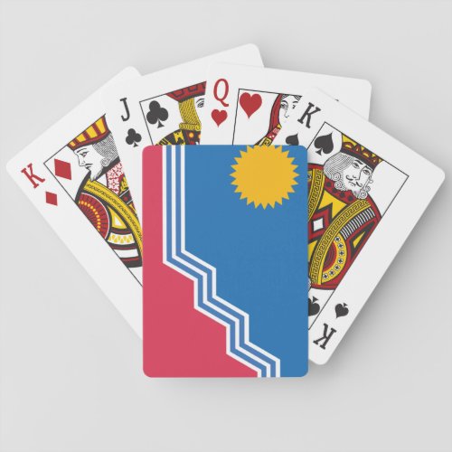 Flag of Sioux Falls South Dakota Playing Cards