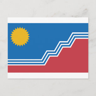 Flag of Sioux Falls, South Dakota Postcard