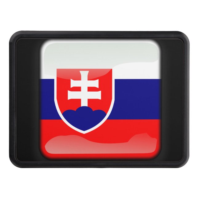 Flag of Slovakia Hitch Cover (Front)