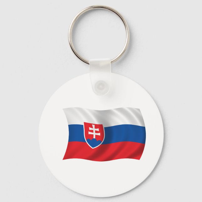 Flag of Slovakia Keychain (Front)