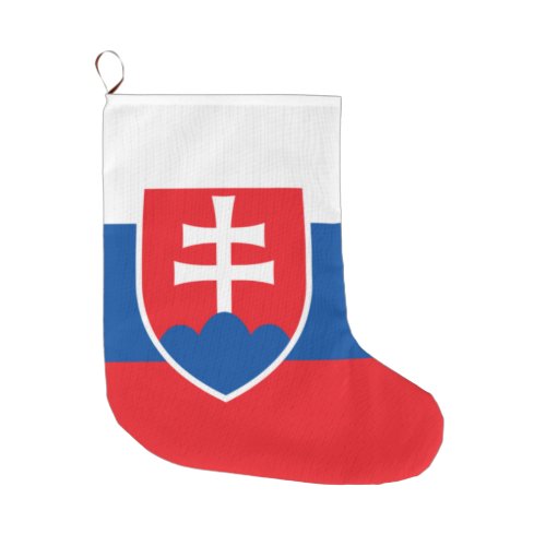 Flag of Slovakia Large Christmas Stocking
