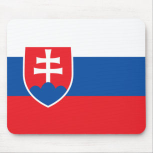 Flag of Slovakia Mouse Pad